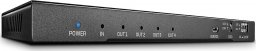  Lindy Lindy 38231 Rozdzielacz (przejściówka, spiltter) HDMI 4K UHD 4-portowy z audio, portem optycznym i analogowym