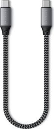 Kabel USB Satechi USB-C - USB-C 0.25 m Czarno-srebrny (ST-TCC10M)