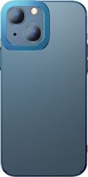  Baseus Baseus Glitter Case przezroczyste etui pokrowiec iPhone 13 niebieski (ARMC000603)