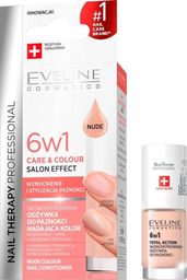  Eveline Eveline Nail Therapy Odżywka do paznokci nadająca kolor 6w1 NUDE 5ml