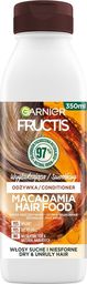  Garnier Fructis Hair Food Macadamia Odżywka wygładzająca do włosów suchych i niesfornych 350ml