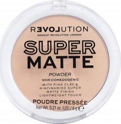  Makeup Revolution Makeup Revolution Super Matte Pressed Powder Puder matujący - Vanilla 6g