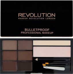  Makeup Revolution Makeup Revolution Ultra Brow Zestaw do stylizacji brwi Medium to Dark 1op.