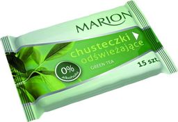  Marion Marion Chusteczki odświeżające Green Tea o zapachu zielonej herbaty 1op-15szt