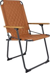  Bo-Camp Składane krzesło turystyczne Jefferson, brązowa glina