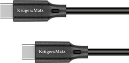 Kabel USB Kruger&Matz USB-C - USB-C 2.5 m Czarny (KM1261)