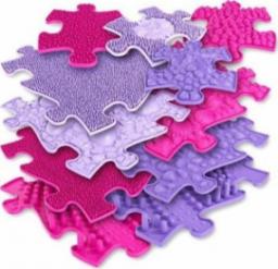 Askato Mata podłogowa sensoryczna Basic set pink/violet 11 elementów MFK-063