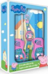 Kids Euroswan Zestaw Walkie talkie z zegarkiem cyfrowym Świnka Peppa. Peppa Pig PP17047 Kids Euroswan