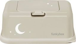 Funkybox Pojemnik na chusteczki, beżowy, księżyc