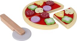  Ecotoys Zabawka drewniana pizza do krojenia dla dzieci