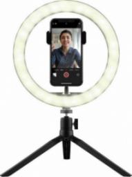 Lampa pierścieniowa Trust Maku Ring Light Vlogging kit (24393)