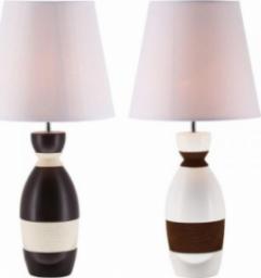 Lampa stołowa DKD Home Decor Lampa stołowa DKD Home Decor Poliester Ceramika Sznurek (2 pcs) (30 x 30 x 61 cm)