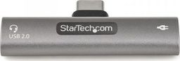 Adapter USB StarTech USB-C - USB-C x2 Srebrny  (CDP2CAPDM)