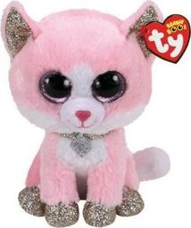  TY Beanie Boos Fiona - różowy kot 24 cm