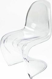 King Home Krzesło HOVER PC transparentne - poliwęglan