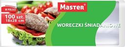  Master Woreczki śniadaniowe Master 18 x 28 cm 100 szt.