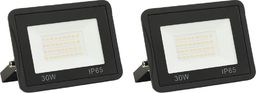 Naświetlacz vidaXL Reflektory LED, 2 szt., 30 W, zimne białe światło