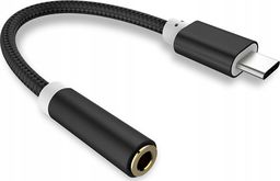 Adapter USB Co2 USB-C Jack 3,5mm USB-C - Jack 3.5mm Czarny 