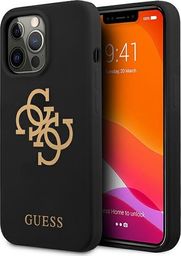  Guess Guess GUHCP13LLS4GGBK iPhone 13 Pro / 13 6,1" czarny/black hard case Silicone 4G Logo