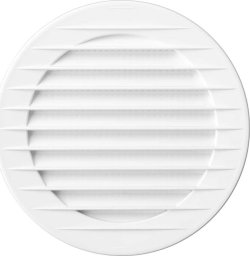 airRoxy Kratka okrągła z siatką 60 biały /kpl 4 szt/ 02-263