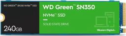 Dysk SSD WD Green SN350 240GB M.2 2280 PCI-E x4 Gen3 NVMe (WDS240G2G0C)