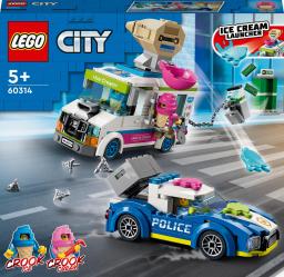  LEGO City Policyjny pościg za furgonetką z lodami (60314)