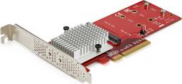 Kontroler StarTech PCIe 3.0 x8 - 2x M.2 M-key (PEX8M2E2)