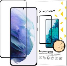  Wozinsky Wozinsky super wytrzymałe szkło hartowane Full Glue na cały ekran z ramką Case Friendly Samsung Galaxy S22 czarny