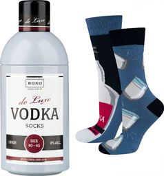  Soxo Skarpetki męskie kolorowe SOXO GOOD STUFF Vodka w butelce śmieszne bawełniane 40-45