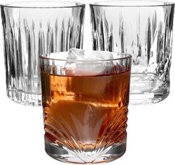  ATMÓS FERA Szklanka szklanki do whisky drinków napojów zestaw komplet szklanek 330 ml 3 sztuki