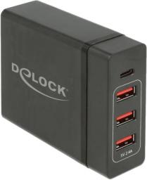 Ładowarka Delock Sotel 3x USB-A 1x USB-C  (63974)