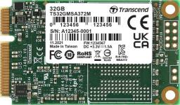 Dysk SSD Transcend MSA372M 32GB mSATA SATA III (TS32GMSA372M)