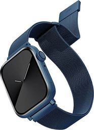  Uniq UNIQ pasek Dante Apple Watch Series 4/5/6/7/SE 42/44/45mm. Stainless Steel niebieski/cobalt blue