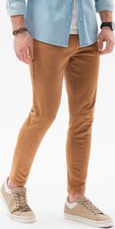  Ombre Spodnie męskie jeansowe P1058 - żółte XXL