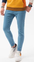  Ombre Spodnie męskie jeansowe P1058 - niebieskie M