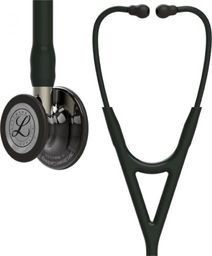 Littmann Stetoskop Littmann Cardiology IV 6204 Stetoskop kardiologiczny High Polish Smoke-Finish ,przewód i lira czarny,trzon szampański