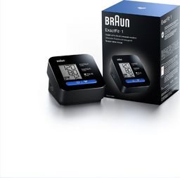 Ciśnieniomierz Braun Braun ExactFit 1 BUA5000EUV1AM Łatwy w obsłudze, precyzyjny ciśnieniomierz naramienny w wersji czarnej