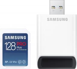 Karta Samsung PRO Plus 2021 SDXC 128 GB Class 10 UHS-I/U3 V30 (MB-SD128KB/WW)