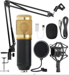Mikrofon Forev Zestaw mikrofon + statyw V8 + BM800