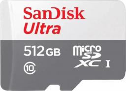 Karta SanDisk Ultra MicroSDXC 512 GB Class 10 UHS-I  (SDSQUNR-512G-GN3MN)