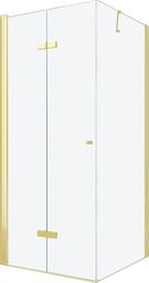  Mexen Mexen Lima kabina prysznicowa składana 80 x 70 cm, transparent, złoty - 856-080-070-50-00