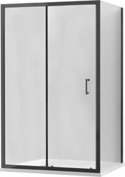  Mexen Mexen Apia kabina prysznicowa rozsuwana 90 x 70 cm, transparent, czarny - 840-090-070-70-00