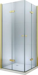  Mexen Mexen Lima Duo kabina prysznicowa składana 90 x 90 cm, transparent, złoty - 856-090-090-50-00-02