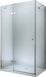  Mexen Mexen Roma kabina prysznicowa uchylna 70 x 80 cm, transparent, chrom brodzik Flat - 854-070-080-01-00-4010