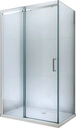  Mexen Mexen Omega kabina prysznicowa rozsuwana 100 x 80 cm, transparent, chrom brodzik Flat - 825-100-080-01-00-4010