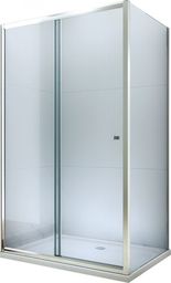  Mexen Mexen Apia kabina prysznicowa rozsuwana 90 x 80 cm, transparent, chrom brodzik Flat - 840-090-080-01-00-4010