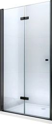  Mexen Mexen Lima drzwi prysznicowe składane 70 cm, transparent, czarne - 856-070-000-70-00