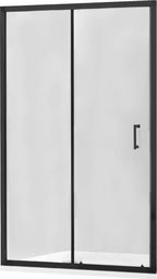  Mexen Mexen Apia drzwi prysznicowe rozsuwane 115 cm, transparent, czarne - 845-115-000-70-00