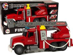  LeanToys Samochód Ciężarówka Straż Pożarna Czerwona Woda Dźwięki Światła