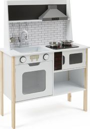 Ecotoys Drewniana kuchnia dla dzieci + dźwięki światełka